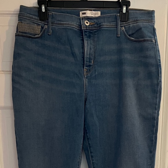 Levis Jeans Perfectly Slimming 512 Straight Leg - Picture 1 of 2